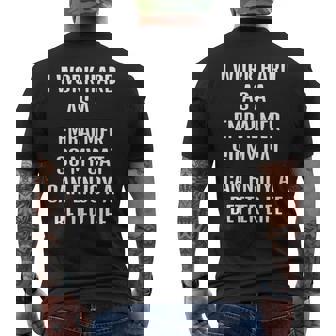 かわいいことわざ、面白い皮肉なニーエンバーマーと私の猫。 長袖tシャツ メンズTシャツ バックプリント - Kawaiitshirt