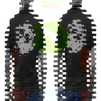 かわいいキャベツ 果実 リラックスできるレイジーキャベツ メンズTシャツ バックプリント - Kawaiitshirt