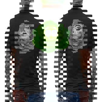 かわいいキャベツチーム ハロウィンコスチューム キャベツ愛好家 ビーガンtシャツ メンズTシャツ バックプリント - Kawaiitshirt