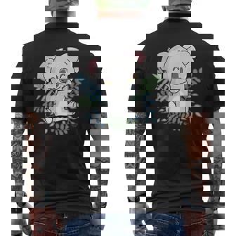 かわいいコアラの絵、オーストラリアのギフト メンズTシャツ バックプリント - Kawaiitshirt