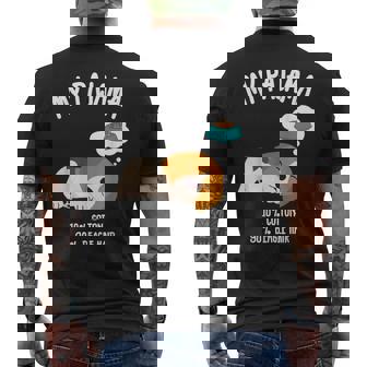 かわいいスリーピングビーグル ペット愛好家のための面白い犬のデザイン メンズTシャツ バックプリント - Kawaiitshirt