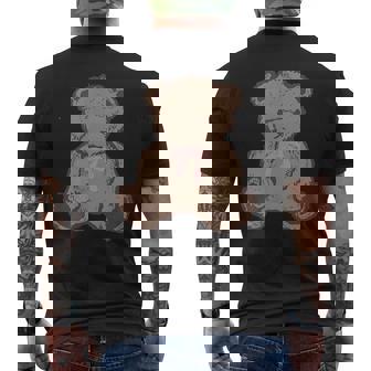 かわいいテディベア メンズTシャツ バックプリント - Kawaiitshirt