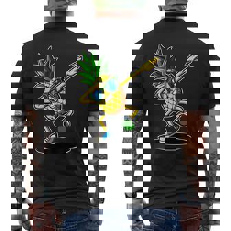 かわいいパイナップルダビングダンシングシャツ 面白いキッズプリント メンズTシャツ バックプリント - Kawaiitshirt