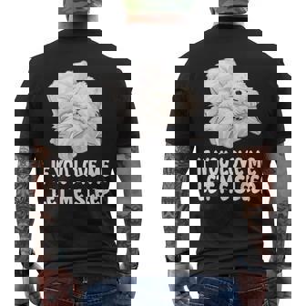 かわいいビションフリーゼ If You Love Me Let Meleep パジャマ メンズTシャツ バックプリント - Kawaiitshirt