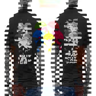 かわいいベビーシャークドゥードゥーギフト メンズTシャツ バックプリント - Kawaiitshirt
