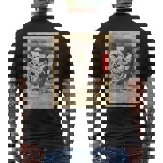 がしゃどくろ【日本の妖怪シリーズ】 メンズTシャツ バックプリント - Kawaiitshirt