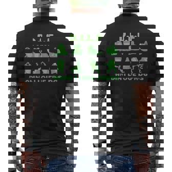 くそー私はカエルが大好きdILF メンズTシャツ バックプリント - Kawaiitshirt