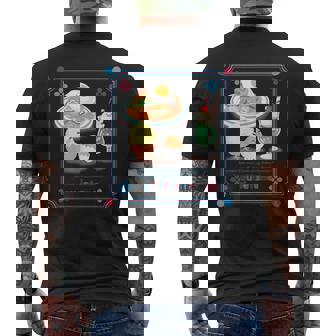 ぐでたま レトロ メンズTシャツ バックプリント - Kawaiitshirt