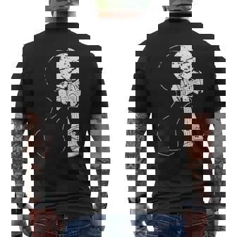 けん玉プレーヤー けん玉アパレル けん玉 トリックトレーニングギア メンズTシャツ バックプリント - Kawaiitshirt