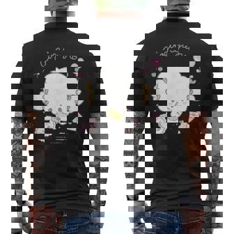 こぎみゅん Love 【バレンタインギフトにおすすめ！】 メンズTシャツ バックプリント - Kawaiitshirt