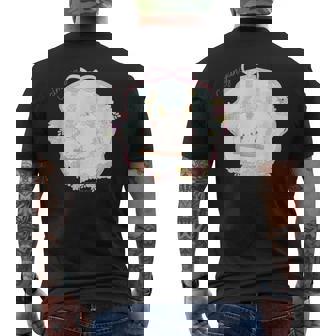 こぎみゅん ブランコ メンズTシャツ バックプリント - Kawaiitshirt