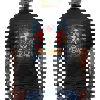 このグーフィーピエロコスチュームで一日を明るくしましょう。 メンズTシャツ バックプリント - Kawaiitshirt