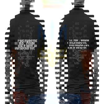 この戦争が終わったら衣装を着てやる メンズTシャツ バックプリント - Kawaiitshirt