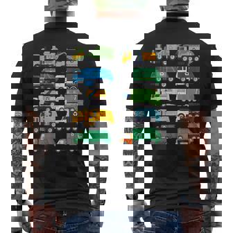 ごみ収集車 ゴミ ゴミ分別 コスチューム キッズ 幼児 メンズTシャツ バックプリント - Kawaiitshirt