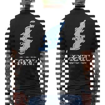 さどくんadokun 佐渡島【非公式 キャラクター】佐渡ヶ島 お土産かわいい 地図 面白 メンズTシャツ バックプリント - Kawaiitshirt