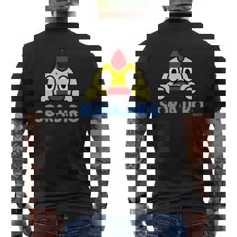 そらジローワンポイント メンズTシャツ バックプリント - Kawaiitshirt