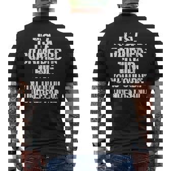 それは商工会議所のことだ（君には分からないだろう）-Chambers メンズTシャツ バックプリント - Kawaiitshirt