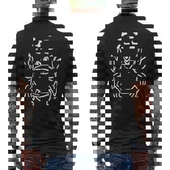 たこ カニ 面白い メンズTシャツ バックプリント - Kawaiitshirt