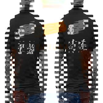 ちくわ 竹輪 Cikuwa おもしろ メンズTシャツ バックプリント - Kawaiitshirt