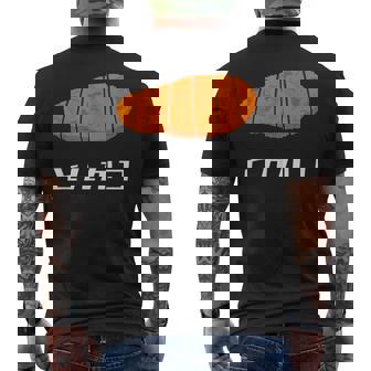 とんかつ 国産豚カツ メンズTシャツ バックプリント - Kawaiitshirt