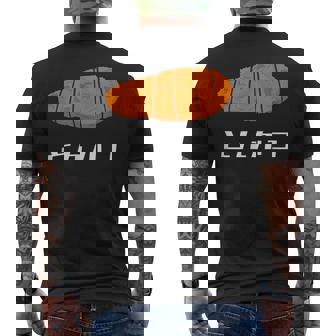 とんかつ 国産豚カツレ メンズTシャツ バックプリント - Kawaiitshirt