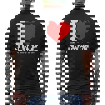 ななみ大好き 名 メンズTシャツ バックプリント - Kawaiitshirt