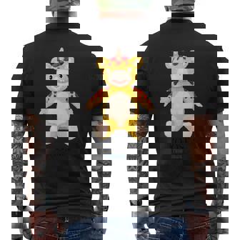 ぬいぐるみシリーズ ブースカ メンズTシャツ バックプリント - Kawaiitshirt