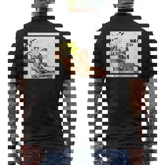 ねこいる！ババーン メンズTシャツ バックプリント - Kawaiitshirt