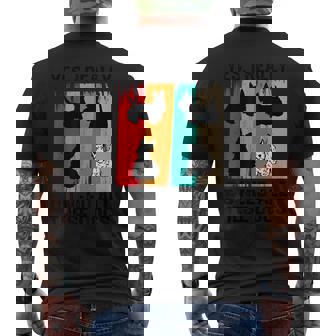はい、これらすべての犬が本当に必要です スコッティ スコティッシュ テリア メンズTシャツ バックプリント - Kawaiitshirt
