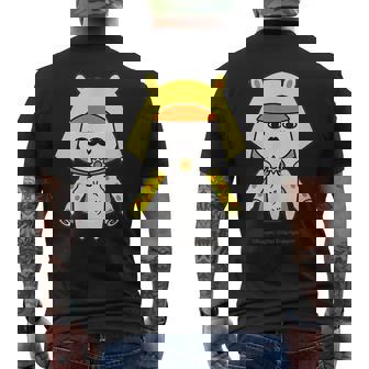 ひなビタスタンプ ひなちくん01 メンズTシャツ バックプリント - Kawaiitshirt