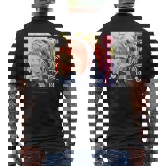 ひなビタスタンプ めう05「あーめう…」 メンズTシャツ バックプリント - Kawaiitshirt