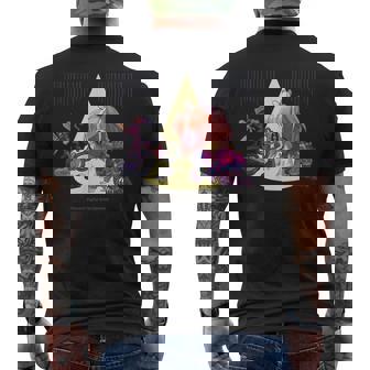 ひなビタスタンプ めう06「めうのもちゃちゃが…」 メンズTシャツ バックプリント - Kawaiitshirt