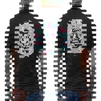 びーえするるる【Bsテレ東公式】カモフラージュ柄tシャツ（ブラック） メンズTシャツ バックプリント - Kawaiitshirt