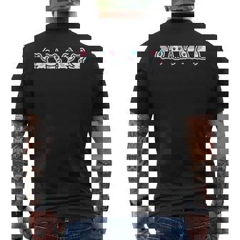 びーえするるる【Bsテレ東公式】全身360°イラストtシャツ（ブラック） メンズTシャツ バックプリント - Kawaiitshirt