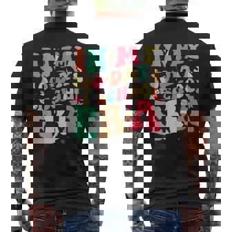 ぼくの学校の100日間の時代。学校教師100日目 メンズTシャツ バックプリント - Kawaiitshirt