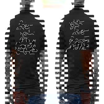 みゃー みゃー 名古屋（方言）愛知【47都道府県・市区町村】ジモt ティ 地元愛 お土産 ご当地 面白い メンズTシャツ バックプリント - Kawaiitshirt