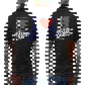 みよこが大好き メンズTシャツ バックプリント - Kawaiitshirt