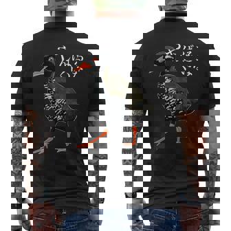 やんばるくいな 沖縄 日本 ひらがな メンズTシャツ バックプリント - Kawaiitshirt