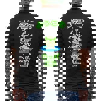 ようこそ カッパ 温泉『カッパくん』河童 お風呂 かっぱの湯【どうぶつフレンズ】ゆるかわいい キャラクター イラスト メンズTシャツ バックプリント - Kawaiitshirt