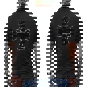 アイアンクロス メンズTシャツ バックプリント - Kawaiitshirt