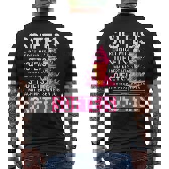 アイスクリームセラーコスチュームソフトアイスクリームはアイスクリームを言わないで話す メンズTシャツ バックプリント - Kawaiitshirt