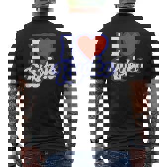 アイラブリョウコ メンズTシャツ バックプリント - Kawaiitshirt