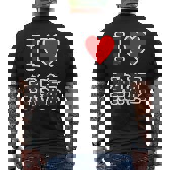 アイラブ・熱海（I Love ハート）【47都道府県・市区町村】ジモtティ 地元愛 お土産 グッズ 面白い メンズTシャツ バックプリント - Kawaiitshirt