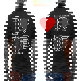 アイラブ・神戸（兵庫県）（I Love ハート）Big 大きな文字【47都道府県】ジモtティ お土産 面白い メンズTシャツ バックプリント - Kawaiitshirt