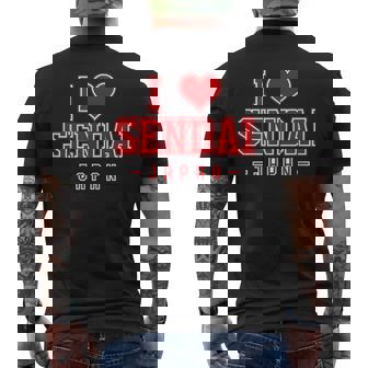 アイラブ仙台ジャパン メンズTシャツ バックプリント - Kawaiitshirt