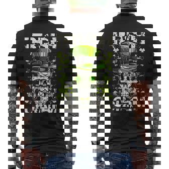 アイリッシュ・チャーム・シュガー・スカル・セント・パトリックス・デイ・アウトフィット メンズTシャツ バックプリント - Kawaiitshirt