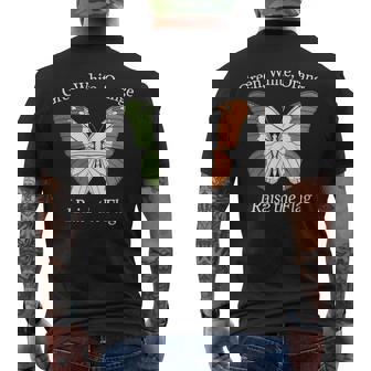 アイルランド、緑、白、オレンジの国旗を誇り メンズTシャツ バックプリント - Kawaiitshirt