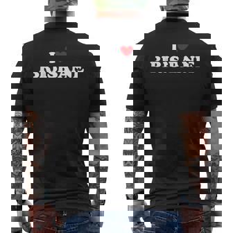 アイ・ハート・オーストラリア・シティ-アイ・ラブ・ブリスベン メンズTシャツ バックプリント - Kawaiitshirt