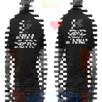 アイ・ハート・ロデオ・クラウンズ メンズTシャツ バックプリント - Kawaiitshirt