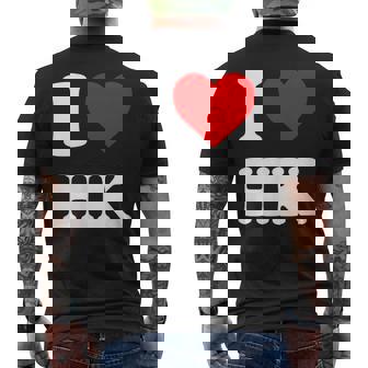 アイ・ラブ Hk アイハート香港 メンズTシャツ バックプリント - Kawaiitshirt